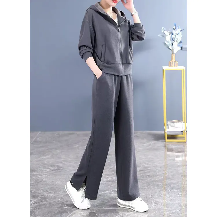 特！门店49&9！BI囤套装好价好物/显瘦连帽外套阔腿裤套装L70971