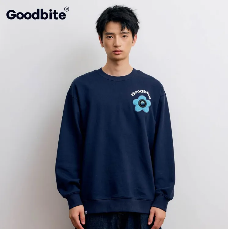 Goodbite表情可动显示屏集成芯片智能圆领卫衣