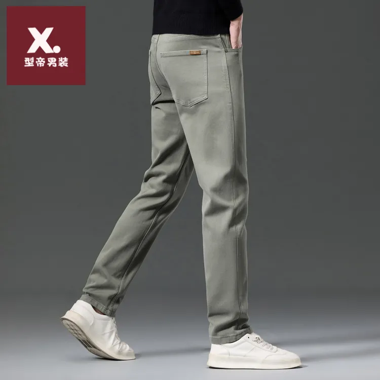 男装高端牛仔裤男直筒春秋款2025新款男裤时尚潮流长裤子修身百搭