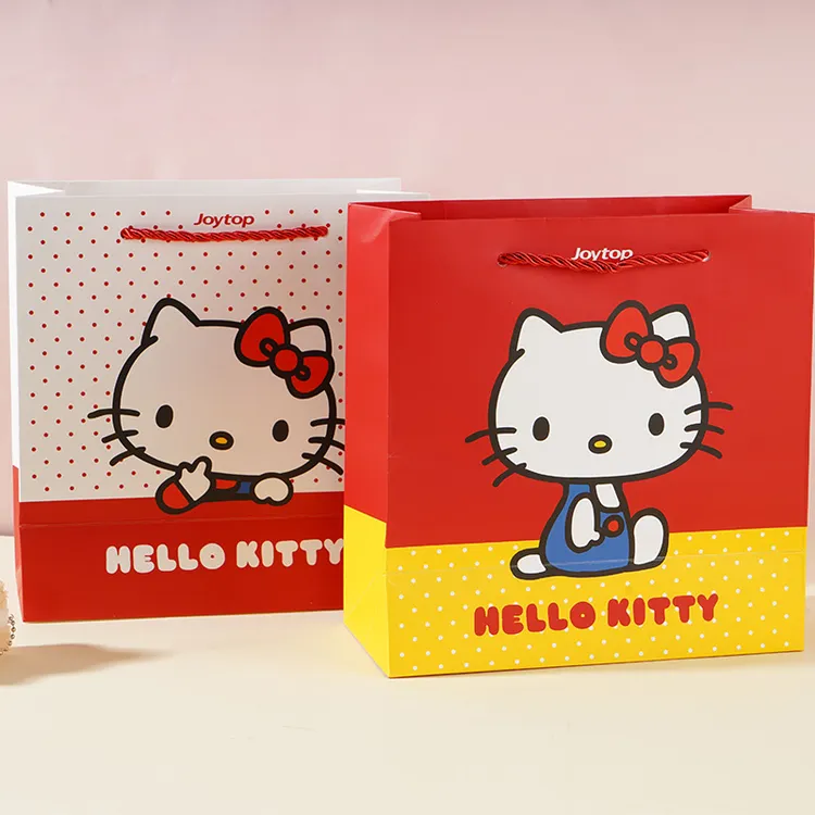 kitty正版礼品袋卡通少女心手提袋凯蒂猫精美礼物袋