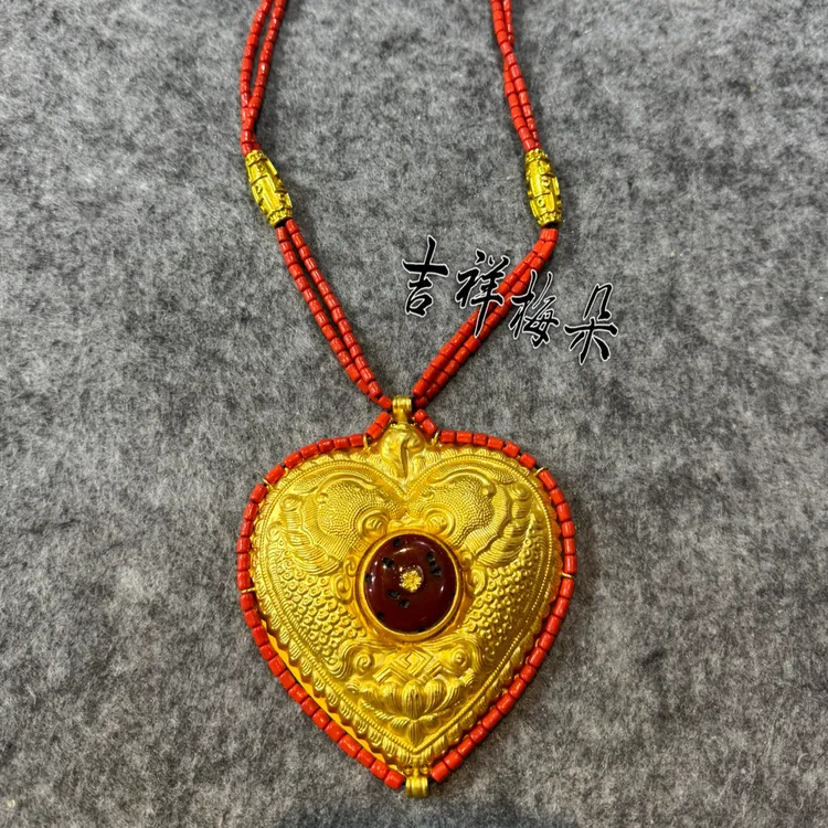 藏族西藏仿古藏式表演藏袍民族腰间配饰腰链服装饰品挂件新款