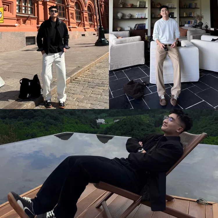 SANBAI 叁佰【450克珠帆棉】秋冬肌理感水洗做旧加厚保暖帆布休闲裤