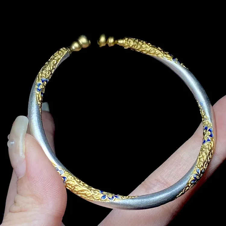 足银手镯 【云上叙】V91251-Y-足银手镯（商城）