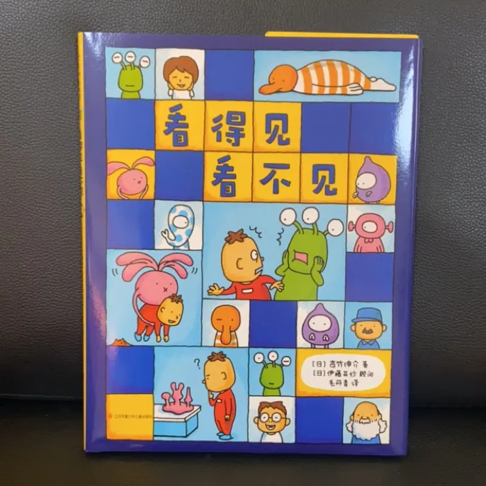 正版精装硬壳《看得见看不见》儿童绘本