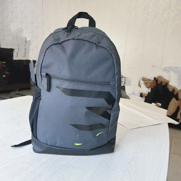 印花弧形肩带多功能简约风双肩背双肩背包百搭透气