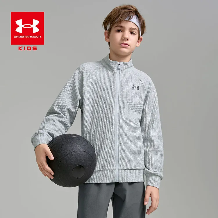 【安德玛童装】新款秋冬时尚户外休闲长袖针织宽松外套253322707