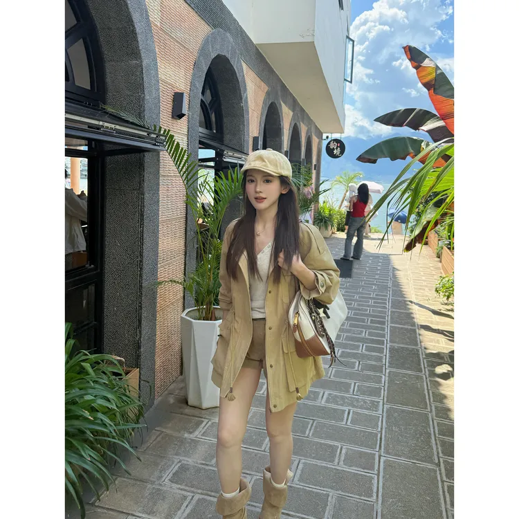 [福利清仓NO退NO换]切糕自制【首尔胶片】小个子秋季纯欲慵懒感百搭