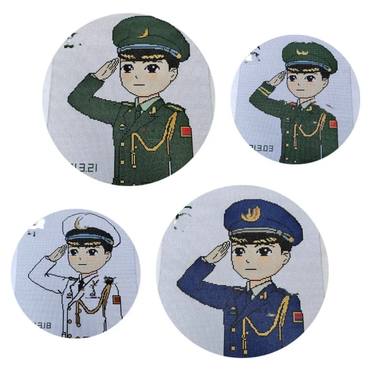 正品兵哥哥钻石画50x60半成品