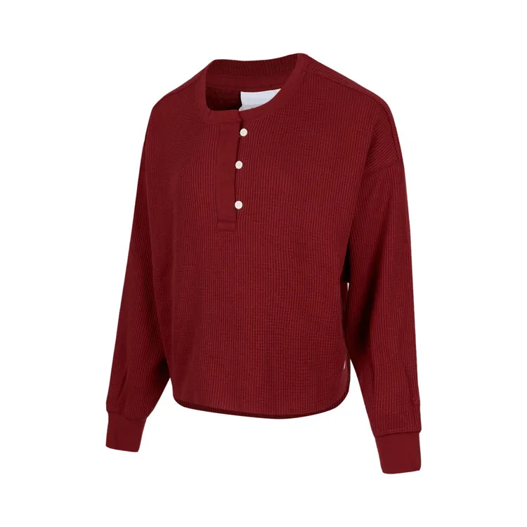 NIKE耐克女子NY LUXE WAFFLE L/S CREW G针织无帽卫衣HV8466-677