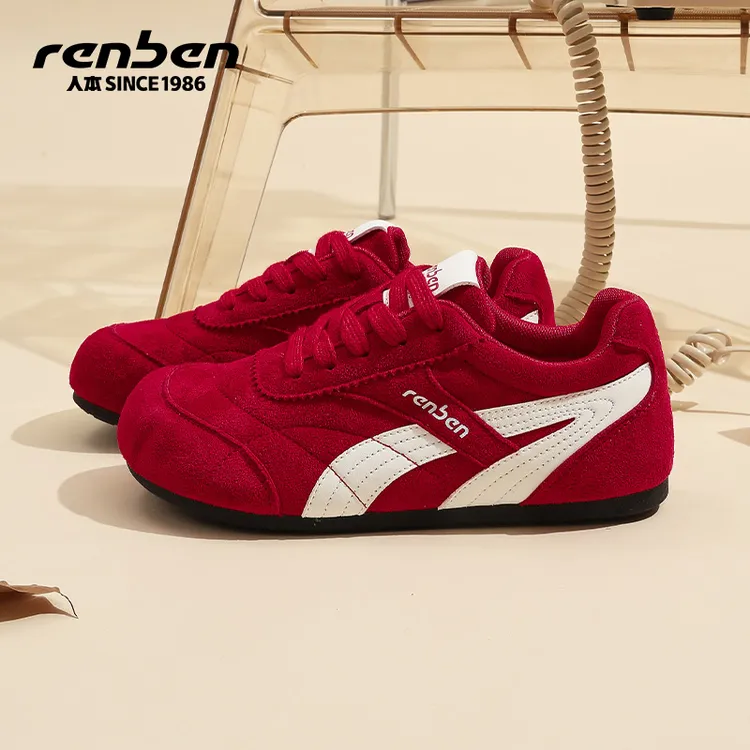 人本官方旗舰店四季通用运动鞋时尚休闲鞋百搭ootd穿搭欧若精灵风