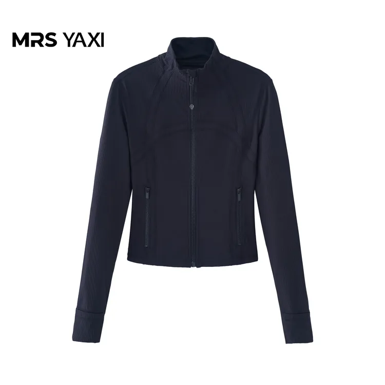 Mrsyaxi拉链收腰瑜伽防嗮外套YX5071412