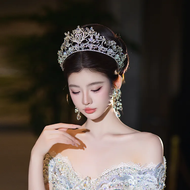 合金婚庆饰品 奢华新娘巴洛克欧式皇冠公主高端结婚头饰女MT0194