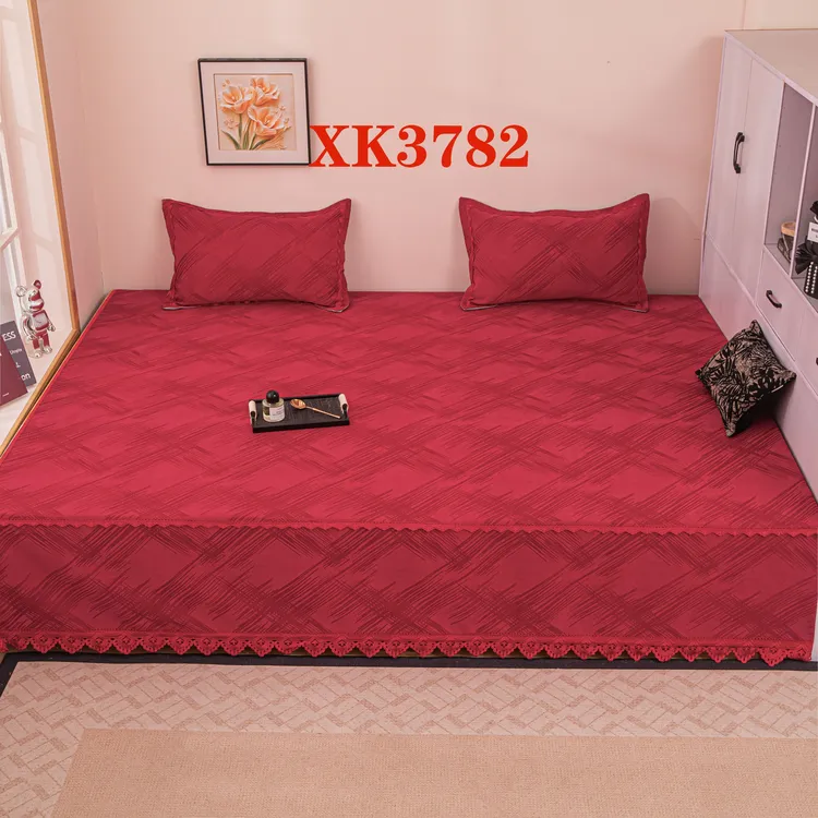 【九洲人品牌】【雪尼尔】大红色榻榻米垫四季可用背面带防滑