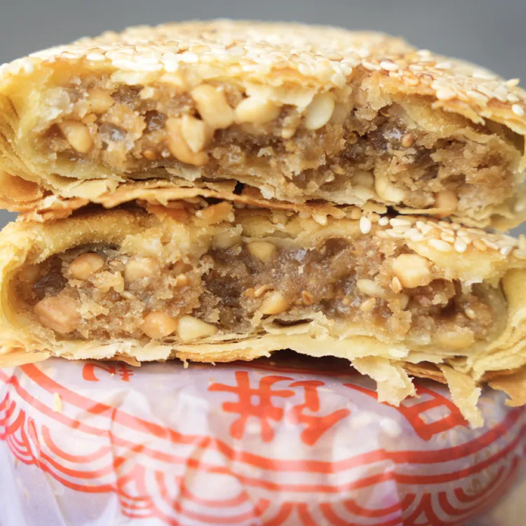 四川南部老月饼传统工艺中秋月饼