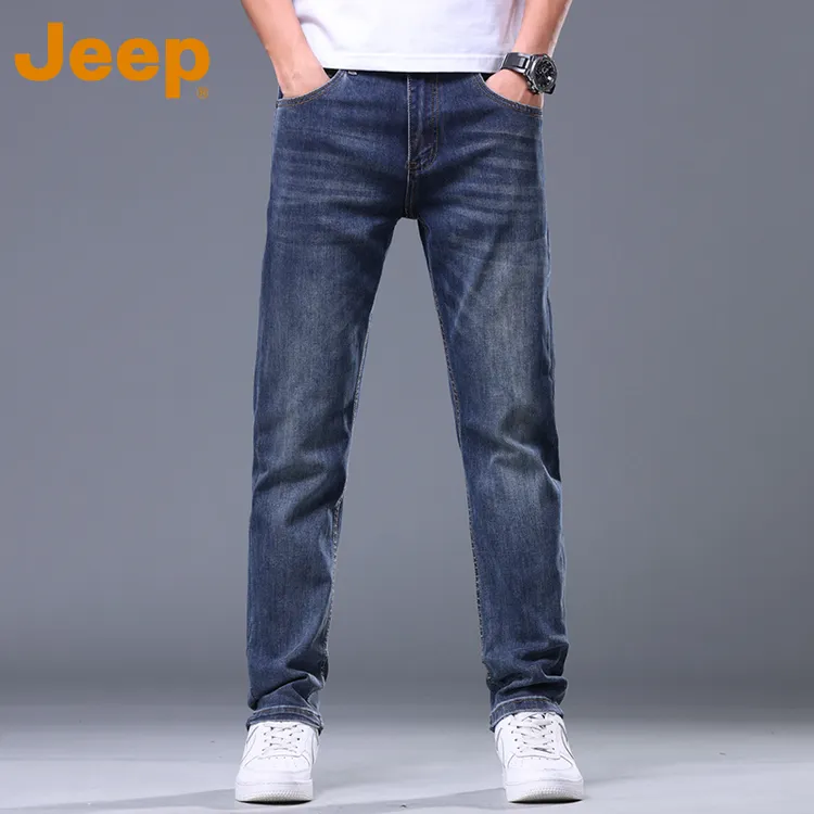 JEEP/吉普专柜正品2025春夏季新款爆款高端修身-牛仔裤高级感男装