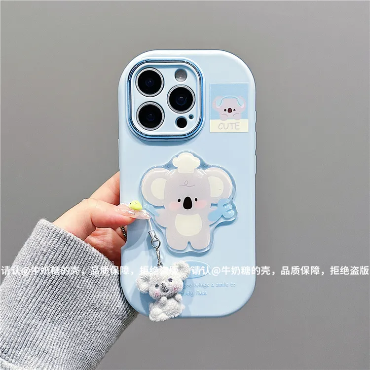 金属小胖妹适用苹果16/iPhone手机壳15promax防摔14/13爆款保护套