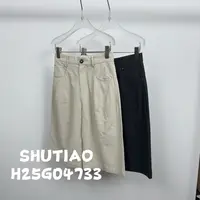 【SHUTIAO】2025夏季：新款小众设计款短裤H25G04733