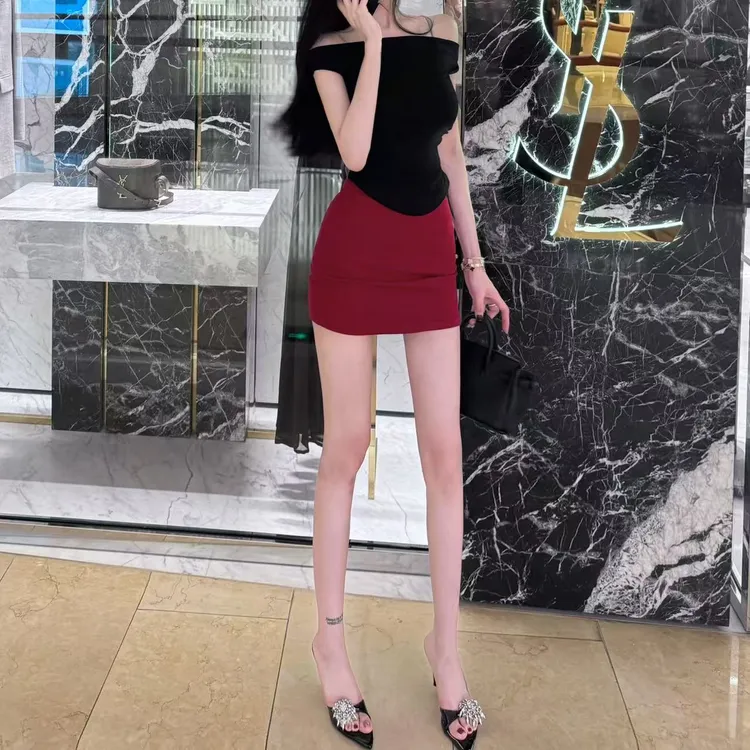 辣妹纯欲性感包臀裙百搭显瘦