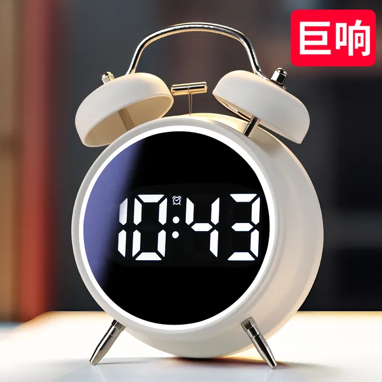 强力叫醒闹钟2025新款初中生电子智能大音量学生专用起床神器闹铃