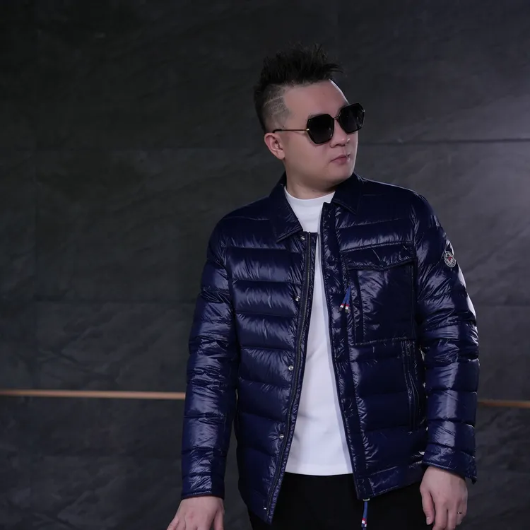 XGGLNI冬季款左胸口袋挂小绳男士高档奢品男款加倍保暖户外羽绒服