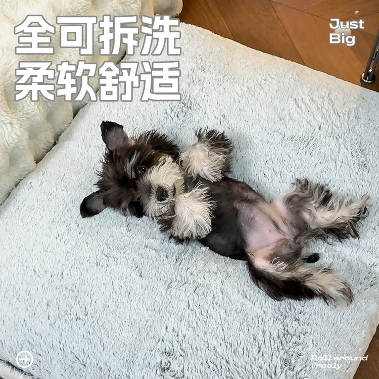 狗垫子睡觉用狗窝耐咬可拆洗小型犬泰迪柯基狗床猫咪宠物狗狗睡垫