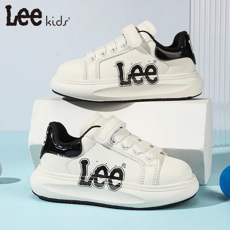 Leekids秋季男童板鞋女童防滑透气减震时尚百搭春秋软底休闲鞋