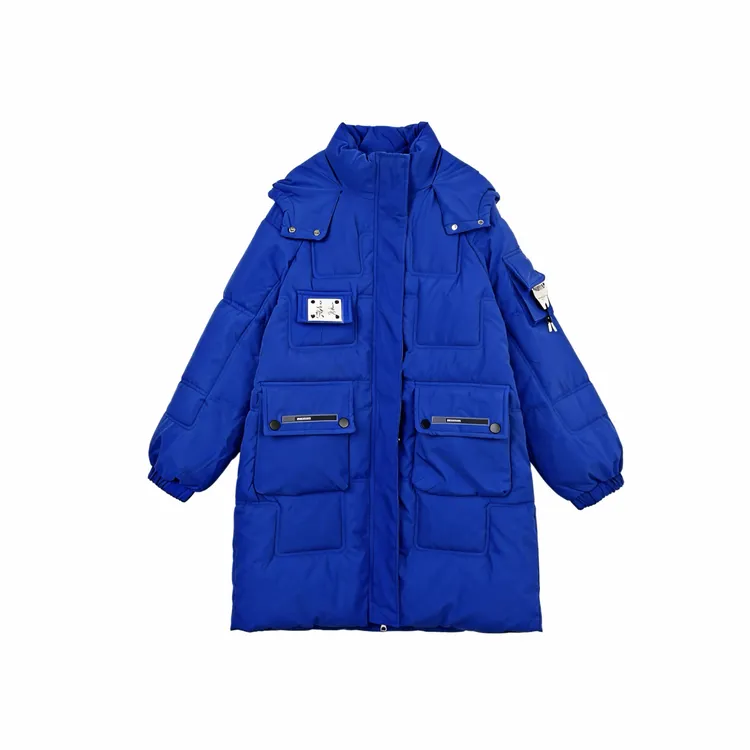 【YSF】长款保暖棉衣女中长款棉服韩版时尚宽松加厚冬季28115