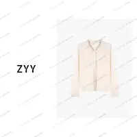ZYY【如梦花期】2025S/S新品秋季polo领钩花翻领针织衫X25QZZ04195