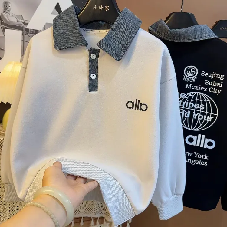 儿童2025新款卫衣男童女童新款洋气衣服春秋款休闲上衣9466