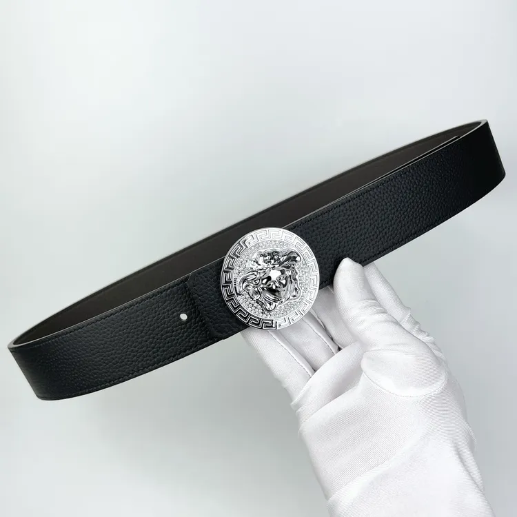 【钻美杜莎】经典男款高端时尚百搭双面真皮牛皮男士腰带潮流皮带