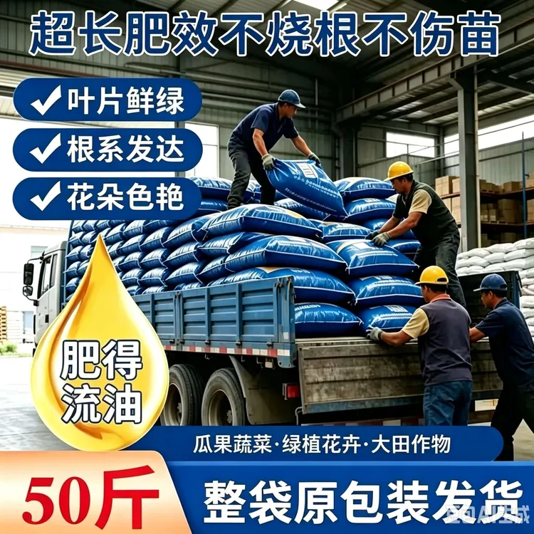 原装优质蔬菜花卉肥料复合肥缓释肥瓜果蔬菜复合肥养花通用型肥料商品图