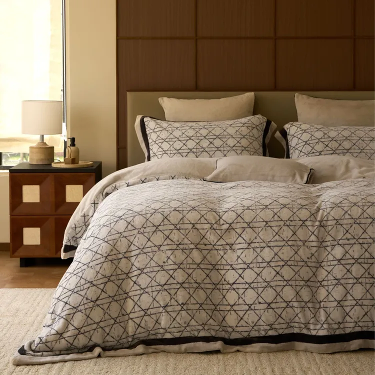 雯妈-高定！【戴妃】软乎乎！糯唧唧！会呼吸的加厚慕加绒芙绒四件套