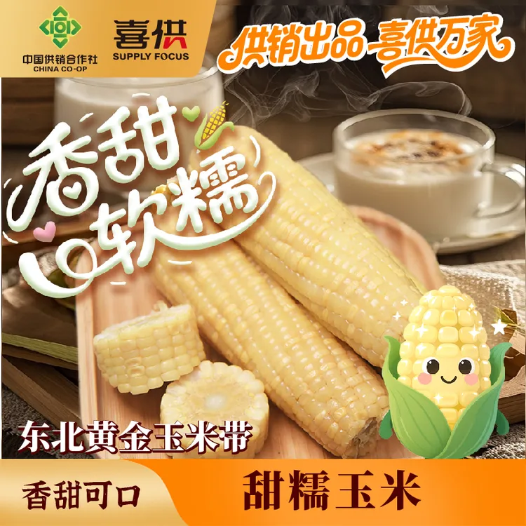 蔡哥的百宝箱【试吃2根 央企品质】喜供2025年新玉米东北白糯玉米新鲜甜糯玉米Y1