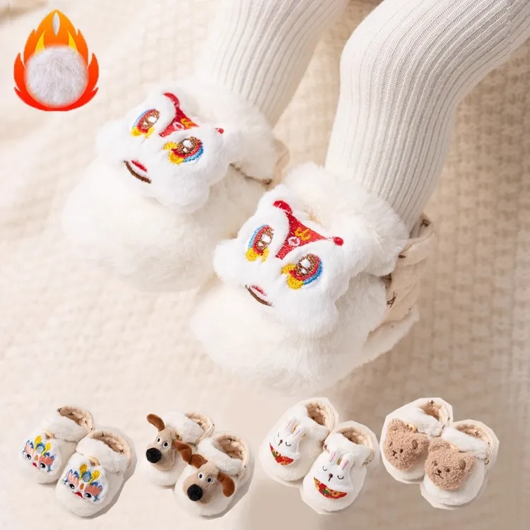 秋冬婴儿保暖鞋子软底男女新生儿宝宝不掉加厚0-1岁学步脚套鞋袜