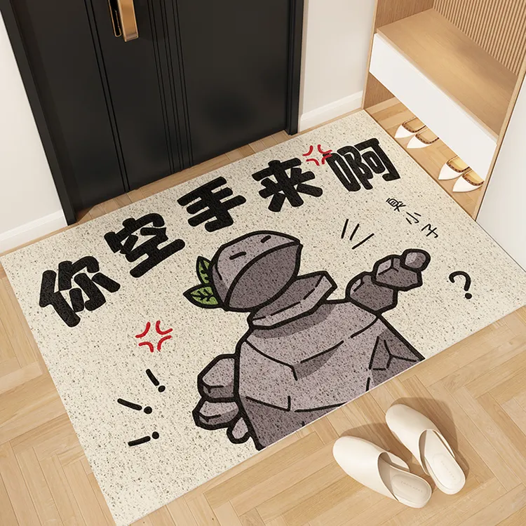 你空手来入户门地垫哪吒2周边地毯丝圈进门门口脚垫玄关石矶娘娘