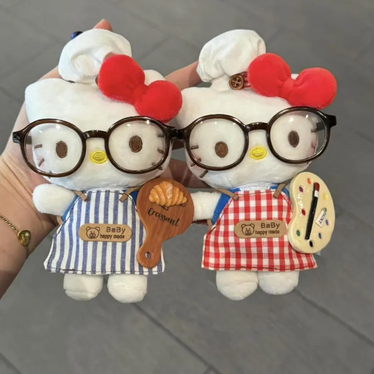 小画家kt包包挂件挂饰书包毛绒玩具可爱毛绒公仔玩偶礼物挂饰