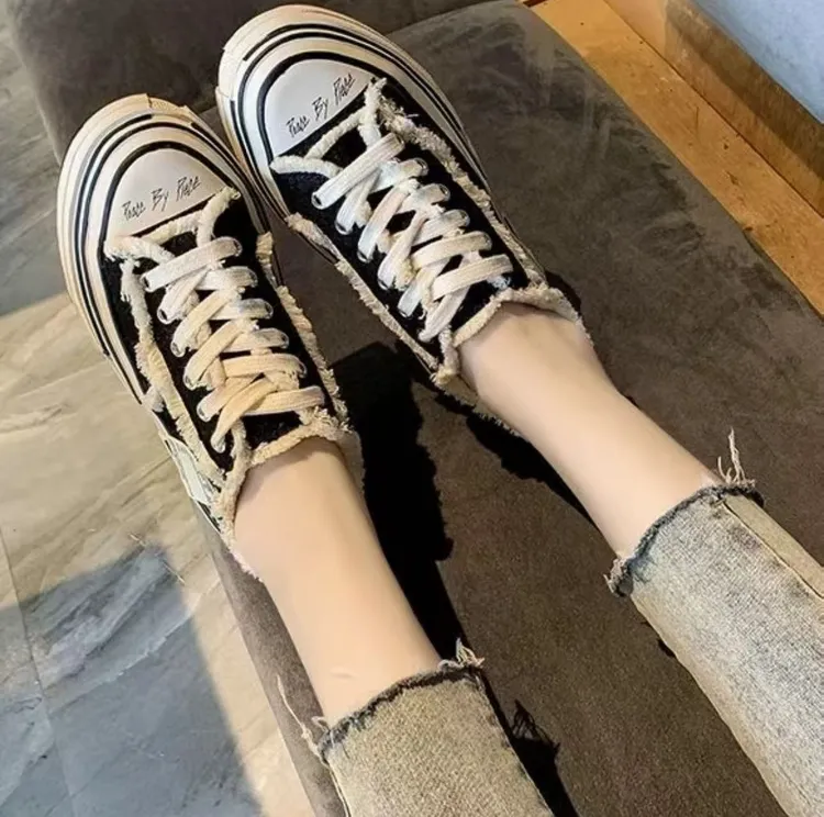 厚底增高乞丐帆布鞋男女款2025夏季新款复古潮流板鞋休闲百搭板鞋