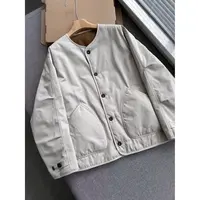 新款时尚百搭简约气质休闲两面穿棉服M6315