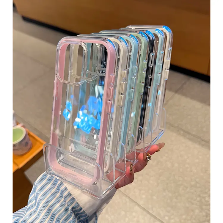 雅天立ins高颜值透色适用iPhone16手机壳苹果15华为vivo小米oppo