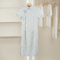 【麦迪尚品·品牌新款】50806150 夏季气质新中式连衣裙撤柜女装