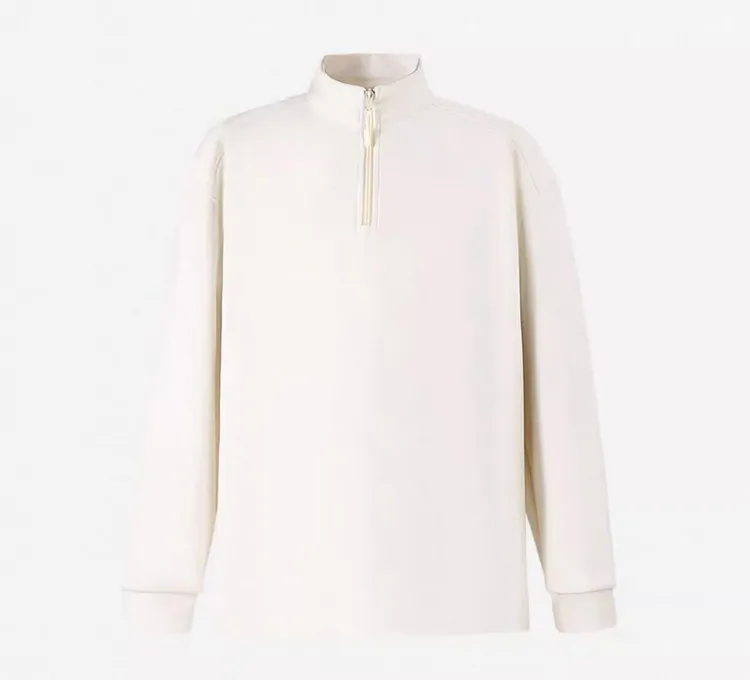 2025冬季双面磨毛云朵绒百搭纯色运动休闲拉链卫衣 66902#