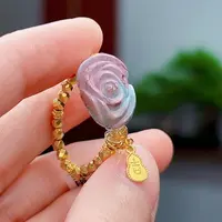 18K金镶嵌绿松石珠宝奇石