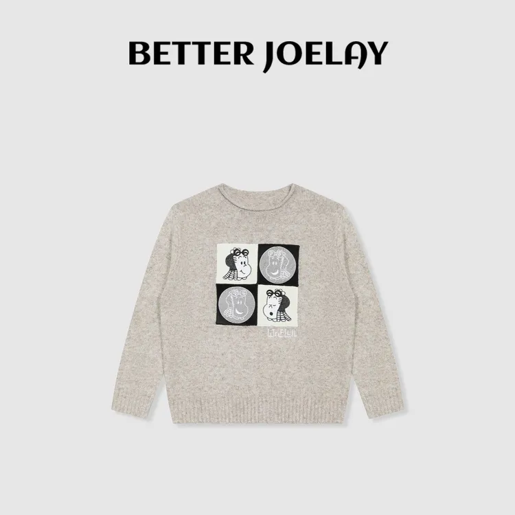 BETTER JOELAY-【千千几许】套头毛衣气质百搭洋气韩版LL6220