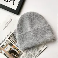 「新品」【法儿】-【东大门兔毛毛线帽】FE210M003