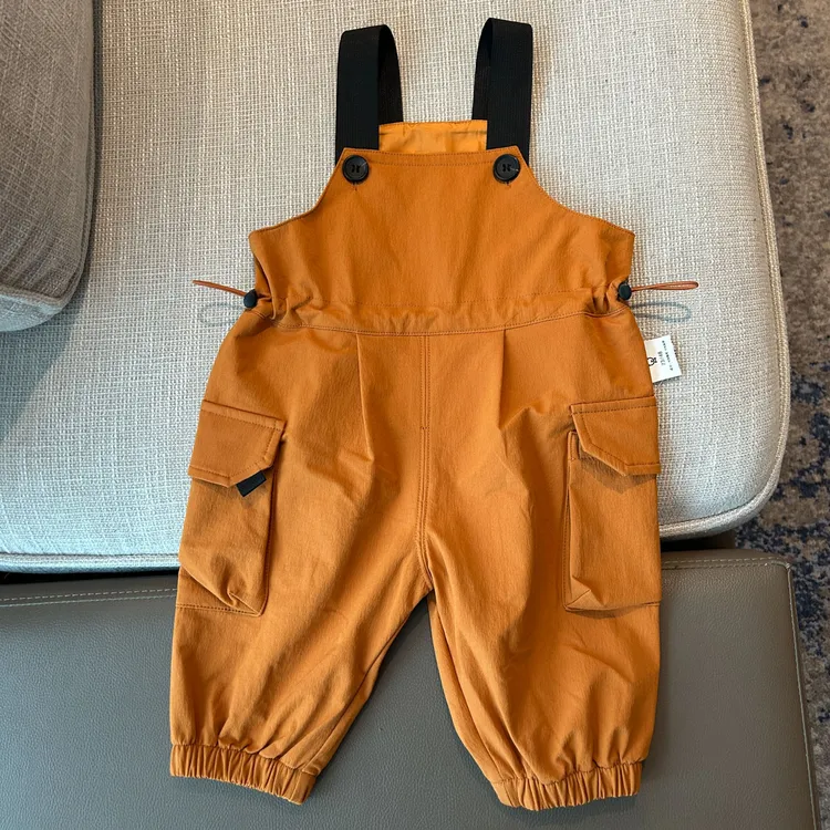 【三防工装背带裤 小乐妈咪】工装背带裤儿童小童女童连体衣服H1 ZJ