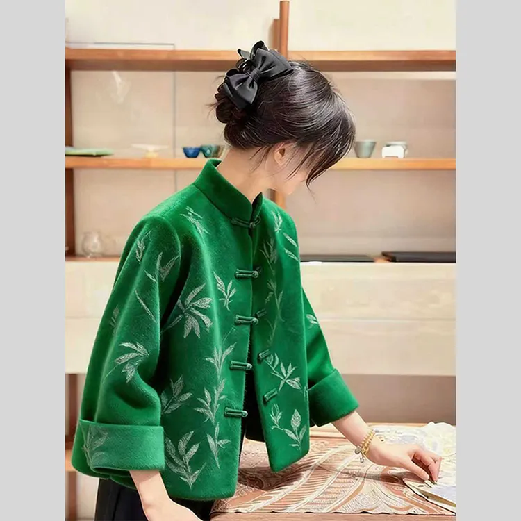 新中式女装国风外套2025新款今年流行爆款气质高级感独特复古上衣