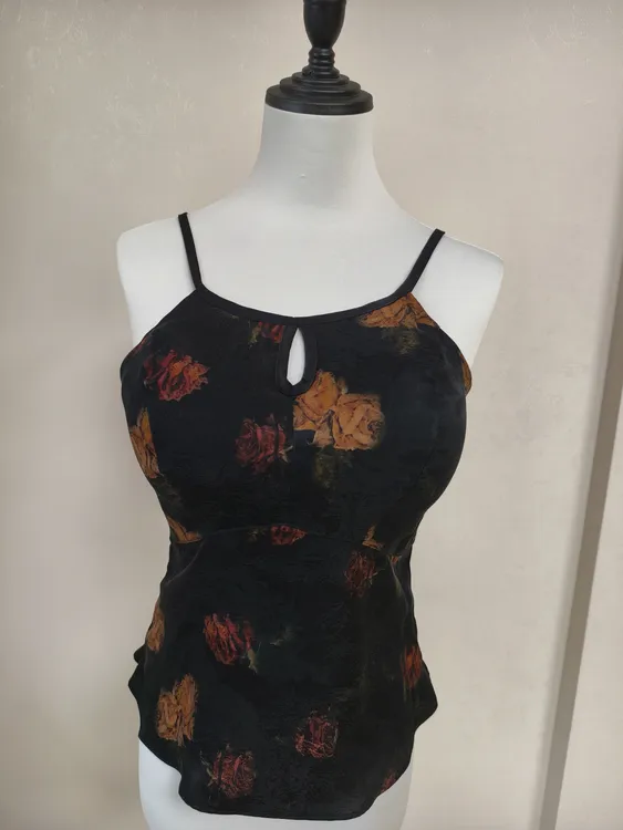 香云纱美背（带胸垫）有拉链夏季时尚百搭女士