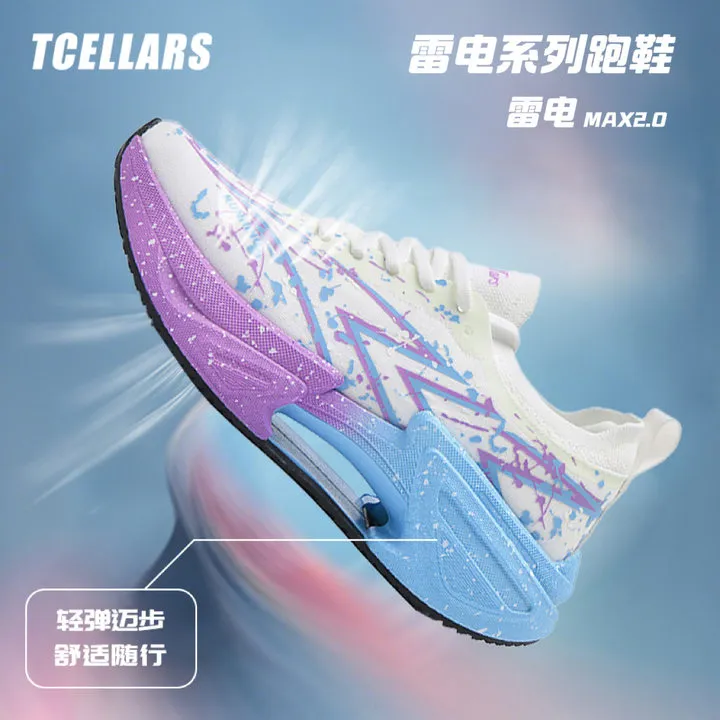 TCELLARS雷电MAX2.0时尚潮流运动鞋夏季缓震透气鞋防滑增高轻便鞋