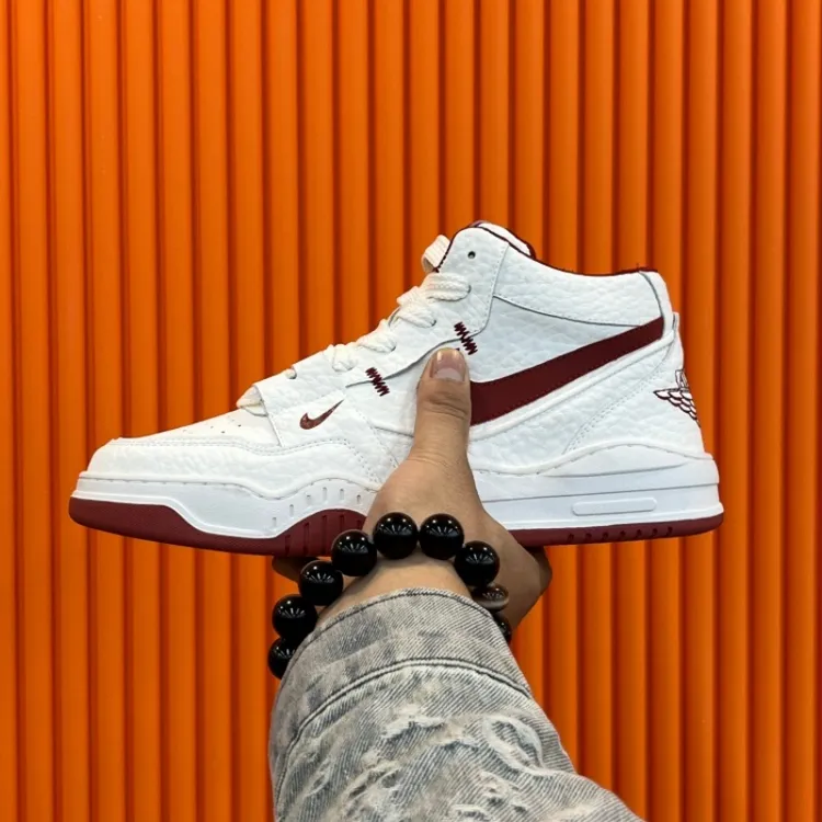 2025秋冬新款时尚舒适百搭男款高帮休闲板鞋拼色系带痞帅潮流男鞋