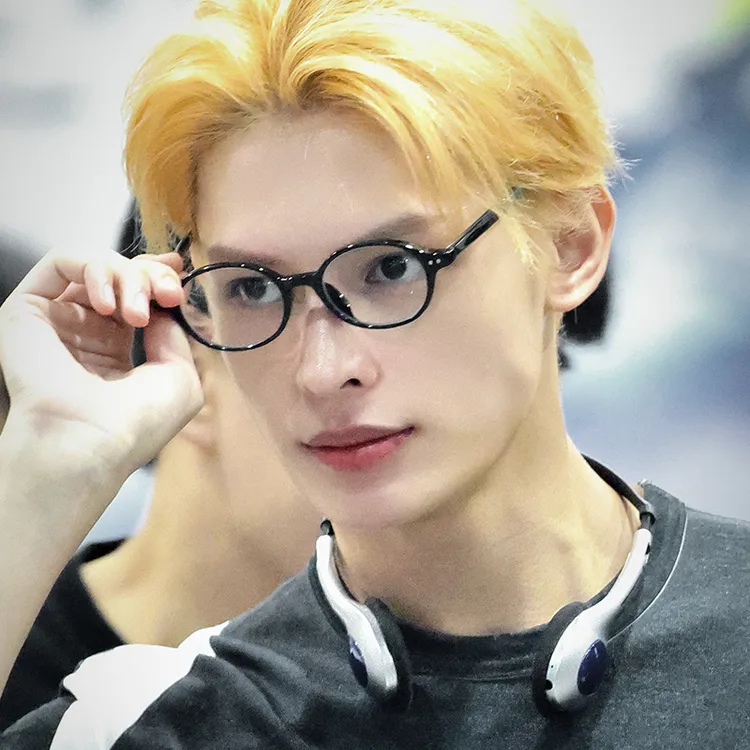 cortis赵雨凡同款黑框眼镜男可配近视度数书呆子镜框男大素颜神器